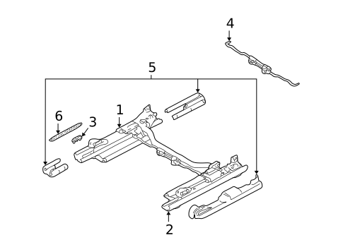 Tracks & Components for 1997 BMW 540i #0