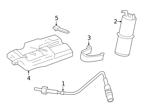 Emission Components for 1995 BMW 740i #0
