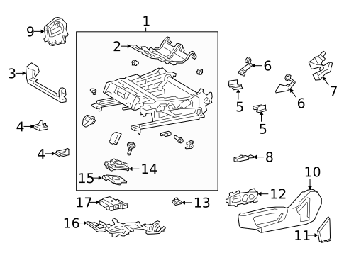 Power Seats for 2020 Lexus ES300h #3