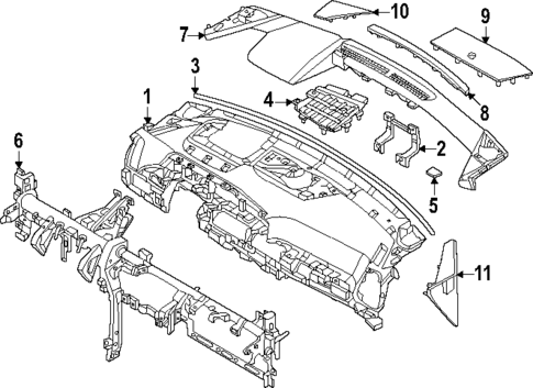 Instrument Panel for 2025 Kia Sorento #0