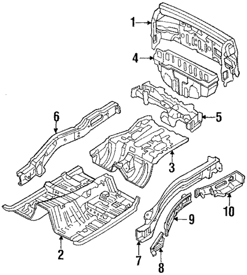 Rear Body for 1989 Mazda RX-7 #0