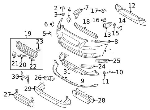 Spoiler for 2009 Volvo V50 #1