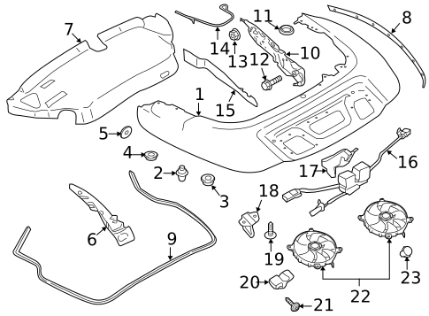 Lid & Components for 2015 Porsche 911 #0
