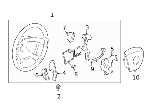 Switches, Solenoids & Actuators for 2011 Chevrolet Traverse #0
