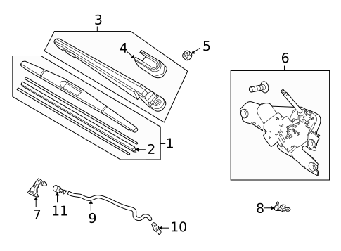Wipers for 2023 Acura MDX #1