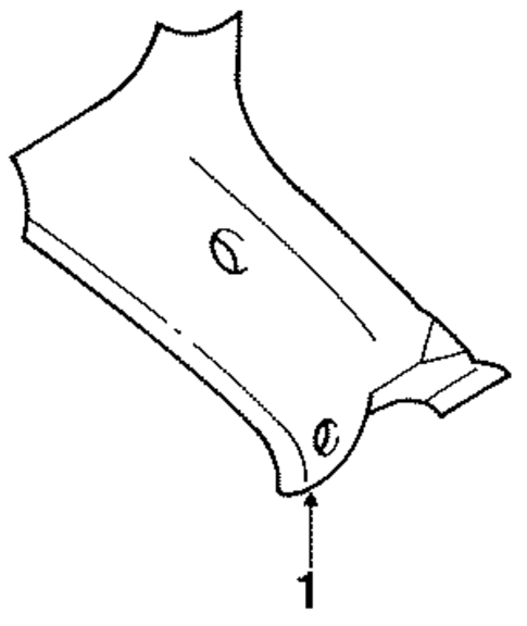 Interior Trim - Quarter Panels for 1988 Nissan Sentra #4