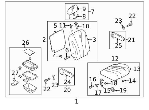 Second Row Seats for 2015 Mazda 5 #1