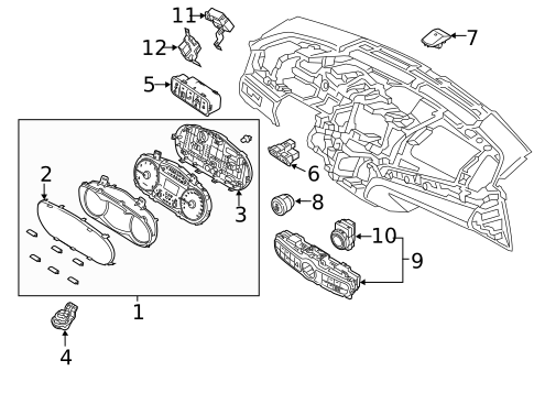 Fuel Door for 2018 Kia Cadenza #0
