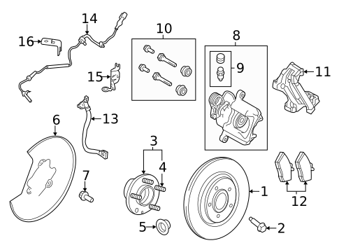 Anti-Lock Brakes for 2013 Lincoln MKS #1