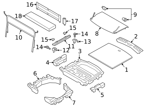 Interior Trim - Rear Body for 2023 Land Rover Range Rover Evoque #0