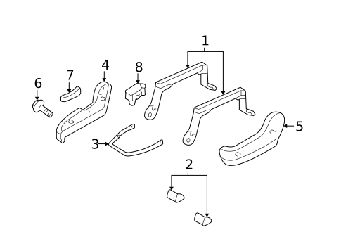 Tracks & Components for 2006 Mazda Tribute #0