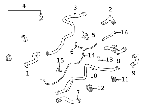 Hoses & Pipes for 2009 Porsche 911 #2