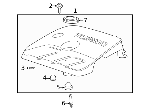 Engine Appearance Cover for 2025 Buick Encore GX #0