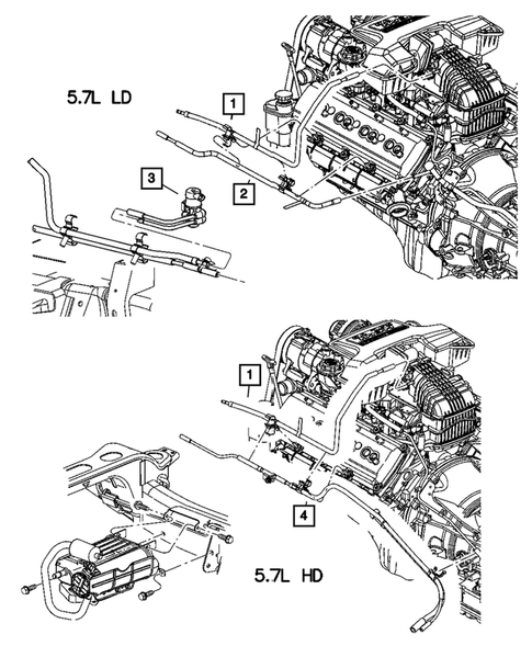 Emission Harness for 2004 Dodge Ram 2500 #2