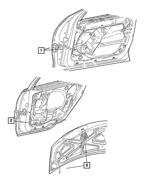 Wiring-Body & Accessories for 2002 Chrysler 300M #1