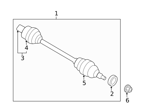 Drive Axles for 2010 Mazda CX-9 #1
