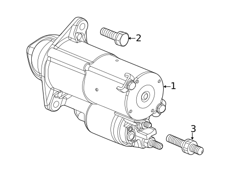 Starter for 2019 Chevrolet Trax #1