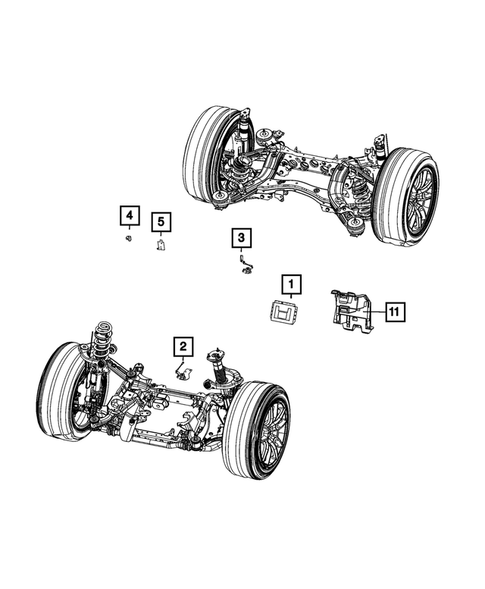 Keys, Modules and Engine Controllers for 2020 Dodge Durango #5