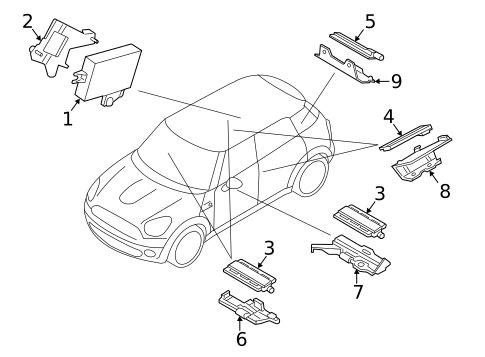 Electrical Components for 2013 Mini Cooper #0