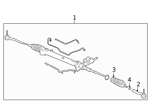 Steering Gear & Linkage for 2008 Cadillac STS #0
