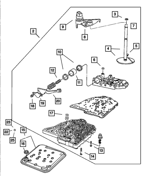 Valve Body for 2002 Dodge Stratus #0