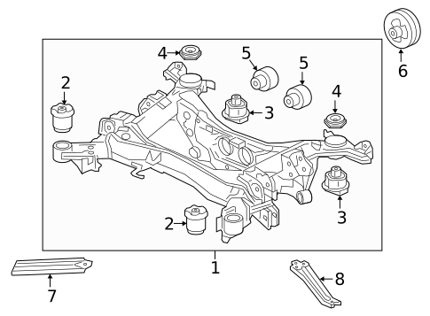 Suspension Mounting for 2023 Honda Ridgeline #1
