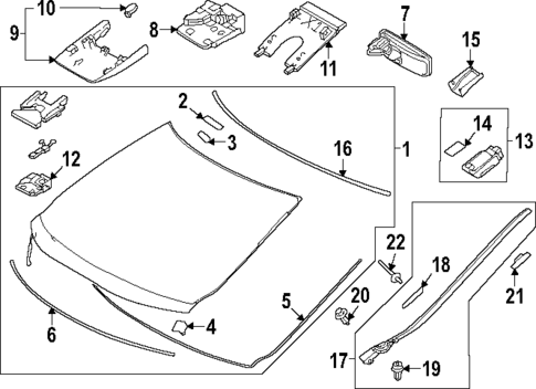 Reveal Moldings for 2025 Lexus RX350h #0