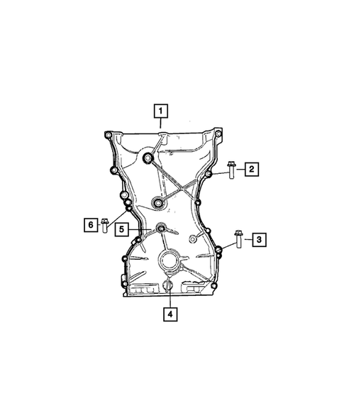 Timing Belt/Chain and Cover and Balance Shaft for 2011 Dodge Journey #1