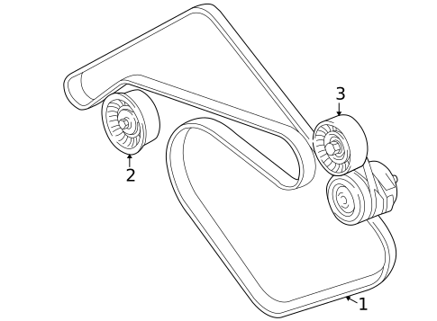 Alternator for 2009 Jaguar Vanden Plas #1