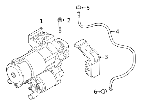 Starter for 2021 BMW Z4 #0
