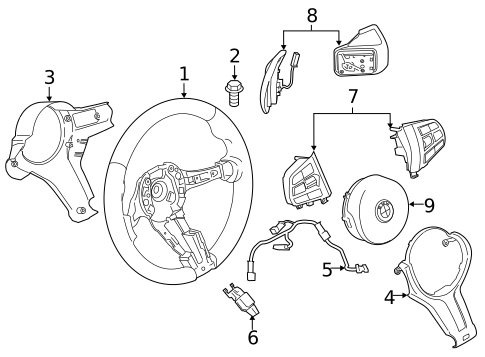 Steering Wheel & Trim for 2016 BMW X4 #0
