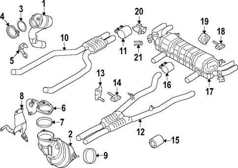 Exhaust Manifold for 2023 BMW 760i xDrive #1