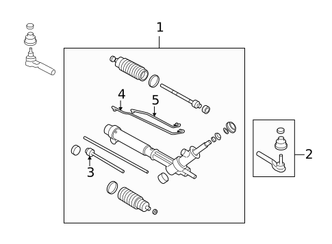 Steering Gear & Linkage for 2006 Isuzu i-350 #0