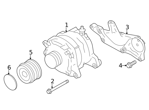 Alternator for 2015 Subaru Forester #0