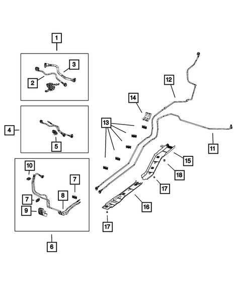 Fuel Lines and Tubes for 2020 Jeep Compass #0
