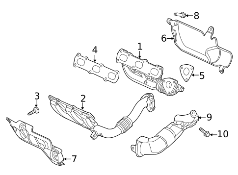 Exhaust Manifold for 2019 Ram 1500 Classic #1