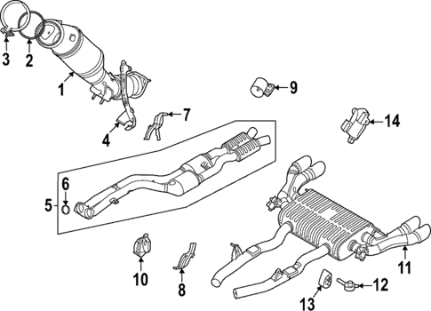 Exhaust Components for 2021 BMW X3 #0