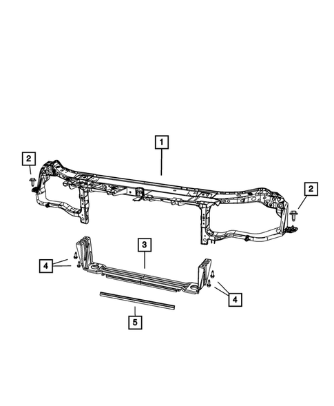 Radiator and Related Parts; Charge Air Cooler for 2012 Chrysler 300 #1