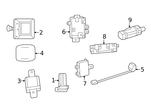 Antenna & Radio for 2021 Mercedes-Benz C63 AMG #1