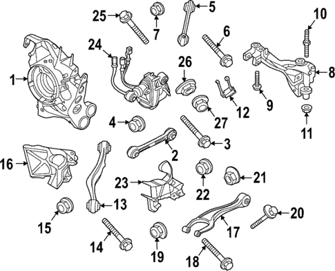 Rear Suspension for 2023 Porsche 911 #2