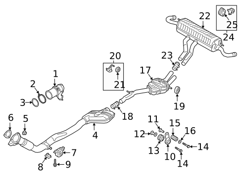 Exhaust Components for 2021 Audi Q8 #0