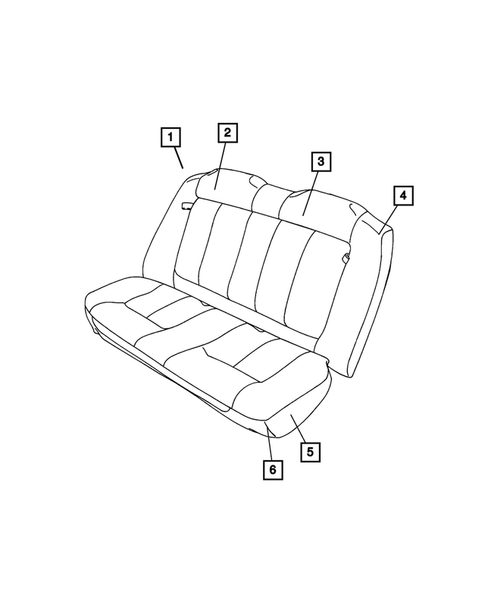 Rear Seats-Folding for 2004 Dodge Neon #8