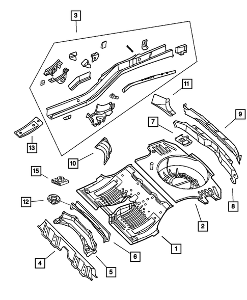 Floor Pans for 2003 Jeep Grand Cherokee #0