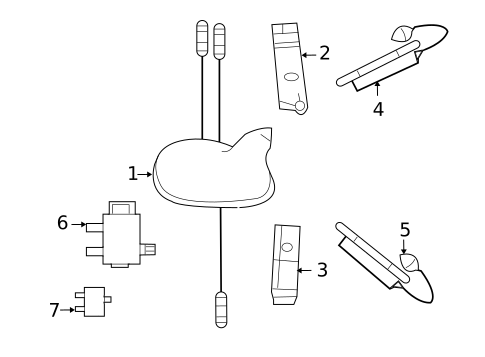 Antenna & Radio for 2015 Mercedes-Benz GLK 250 #0