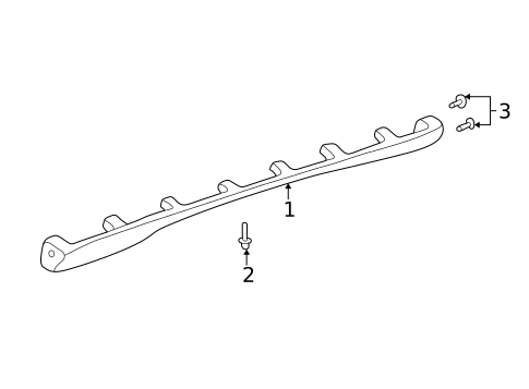 Exterior Trim - Pillars for 1998 Pontiac Sunfire #1