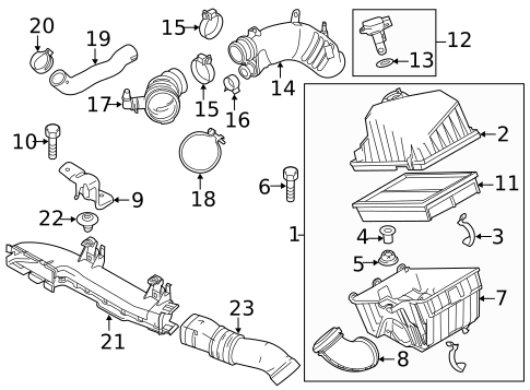 Air Intake for 2012 Mazda 3 #0