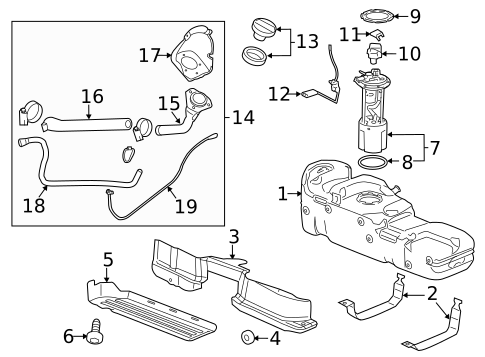 Hardware, Fasteners & Fittings for 2011 Chevrolet Silverado 3500 HD #1