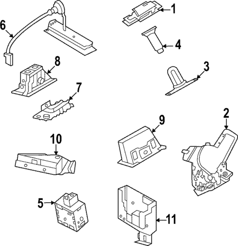 Lock & Hardware for 2023 Nissan ARIYA #2