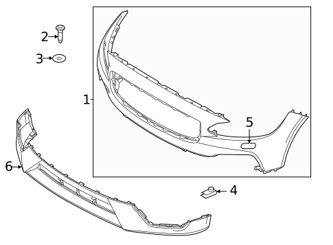 Bumper & Components - Front for 2020 Volvo S90 #3
