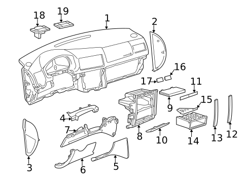 Automatic Temperature Controls for 2000 Volkswagen Jetta #1
